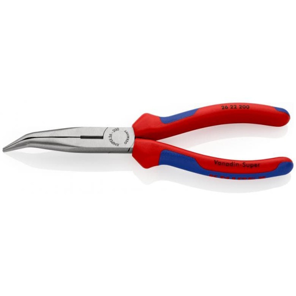 Knipex Flachrundzange 2K-Griff – Bild 3